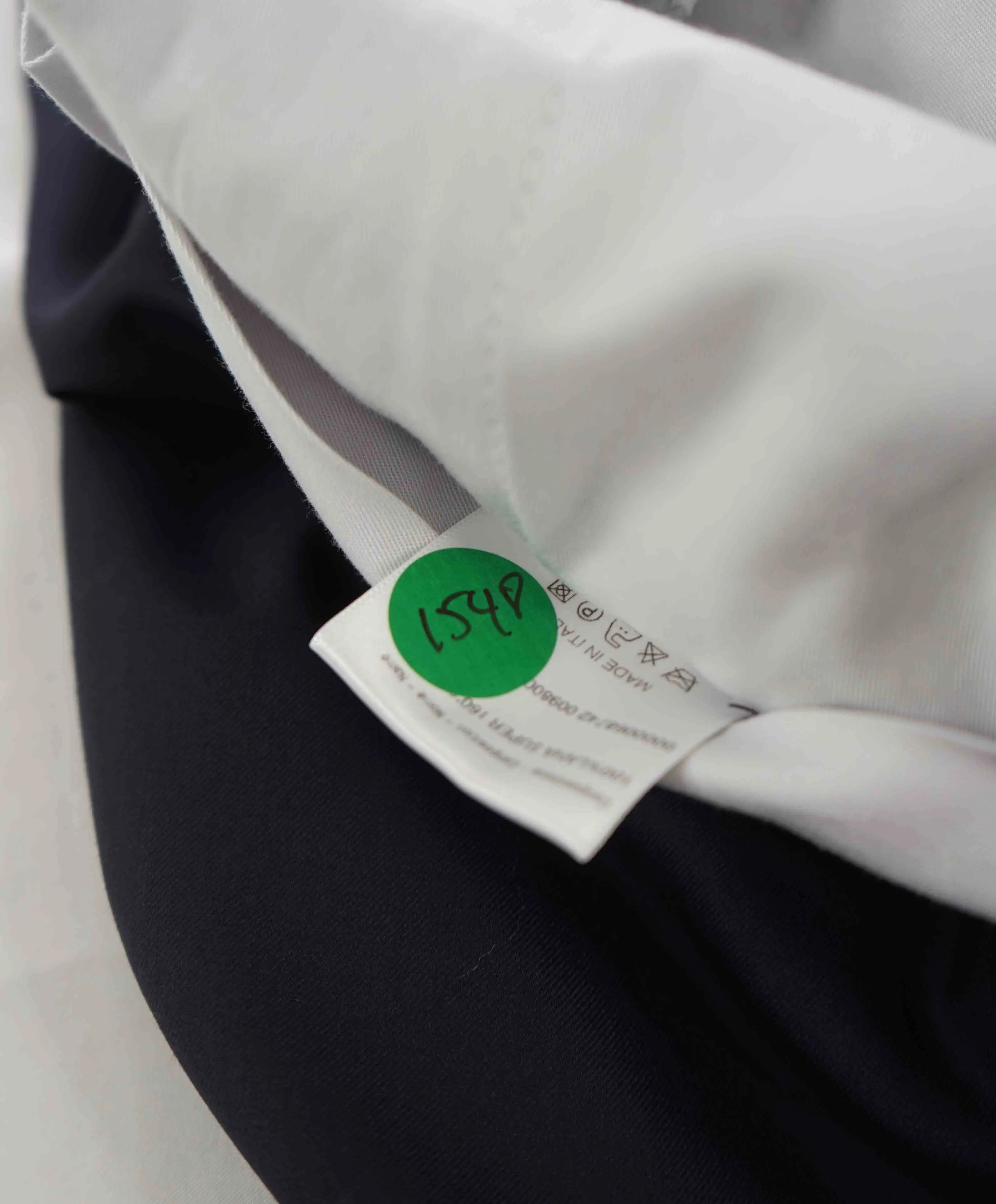 $1,050 BRIONI - **Super 160's** SILK LINED Navy Blue Dress Pants - 40W