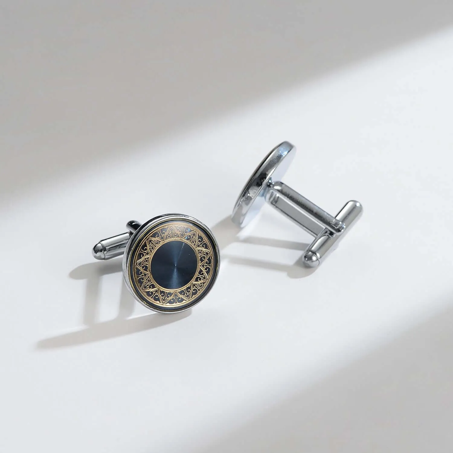 12 Pairs of Various Styles Suitable for Men Vintage Swank Cufflinks