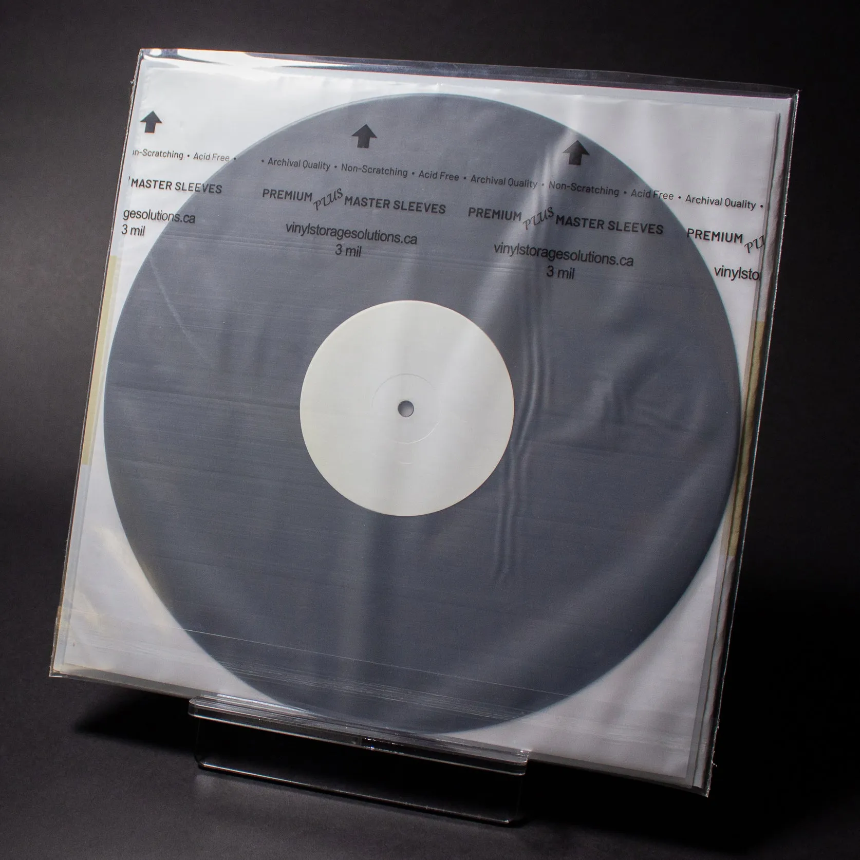 12" Dual Pocket Outer Sleeves w/ Sealable Flap (Tape on Body) - 4mil (25 pack)