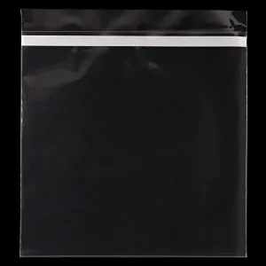 12" Dual Pocket Outer Sleeves w/ Sealable Flap (Tape on Body) - 4mil (25 pack)