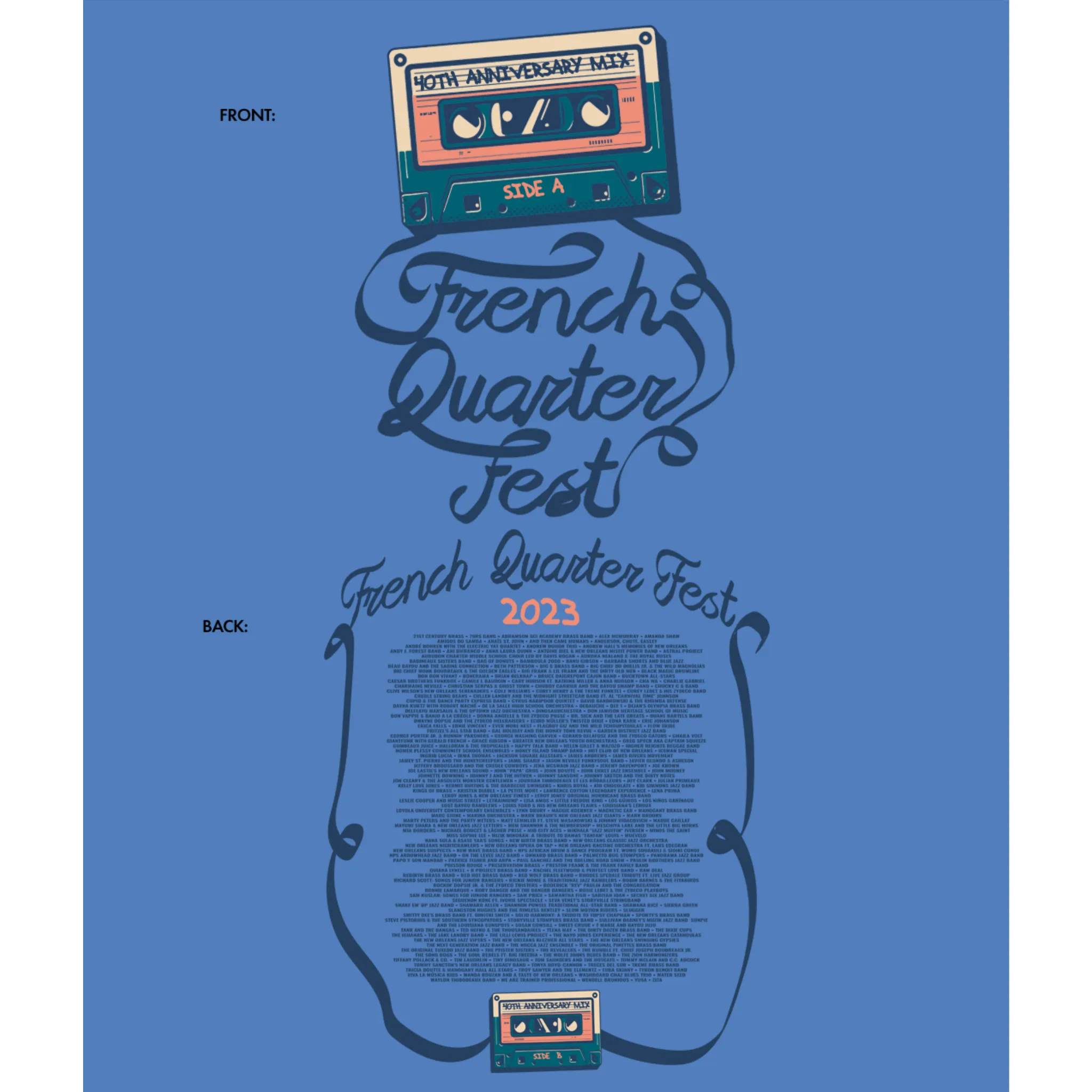 2023 FQF Lineup T-Shirt