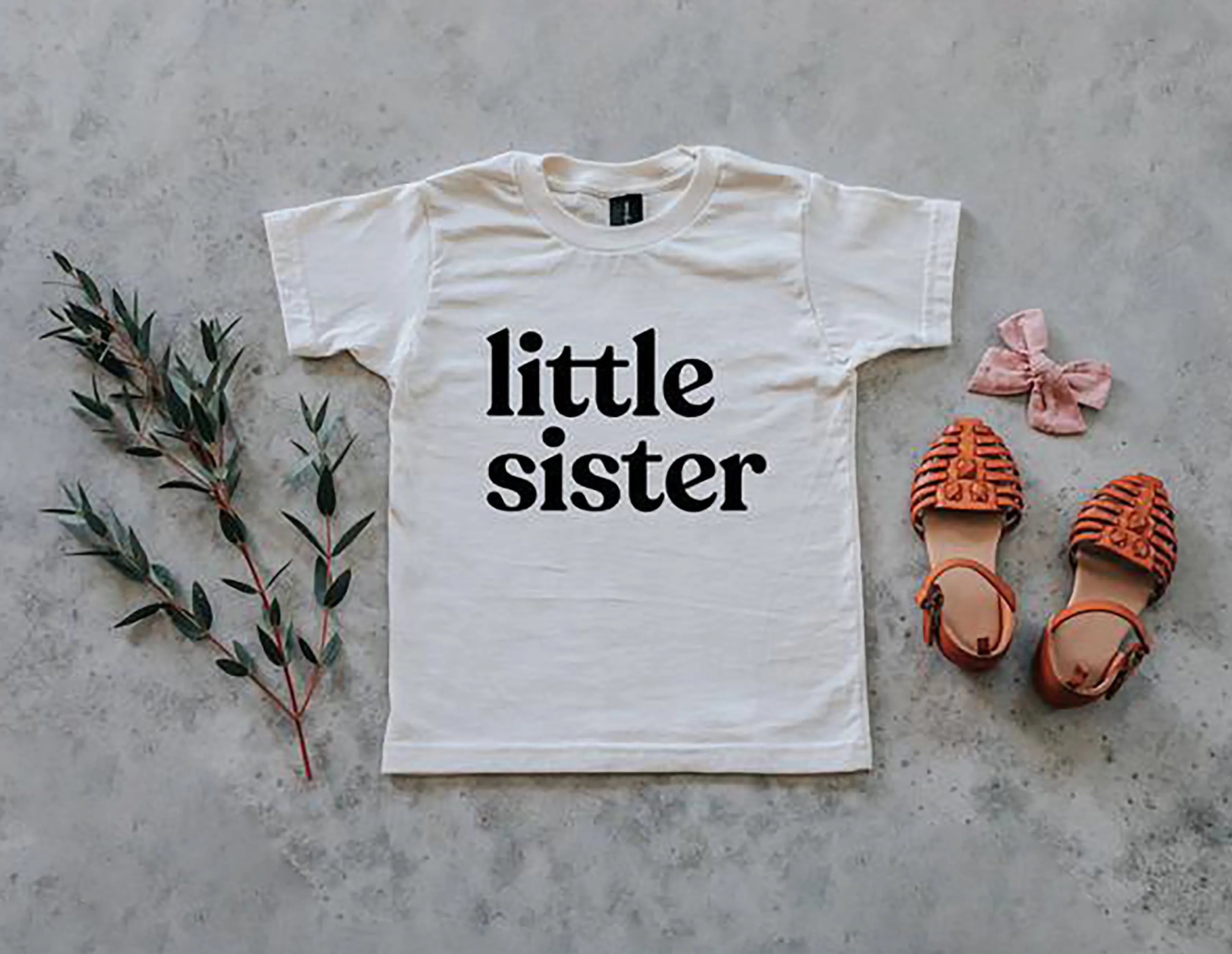 [3-6m] GLADFOLK Little Sister Organic Baby & Kids Tee