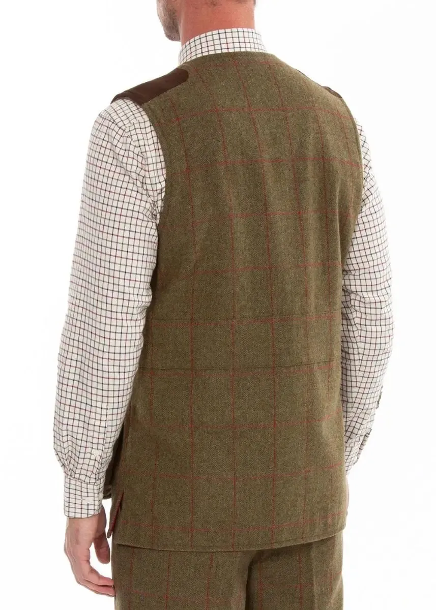 50% OFF ALAN PAINE Combrook Mens Shooting Waistcoat - Sage - Size: 2XL, 3XL, 4XL & 5XL