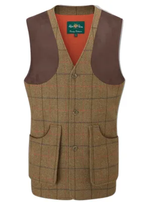 50% OFF ALAN PAINE Combrook Mens Shooting Waistcoat - Thyme - Size: Medium, Large & XL
