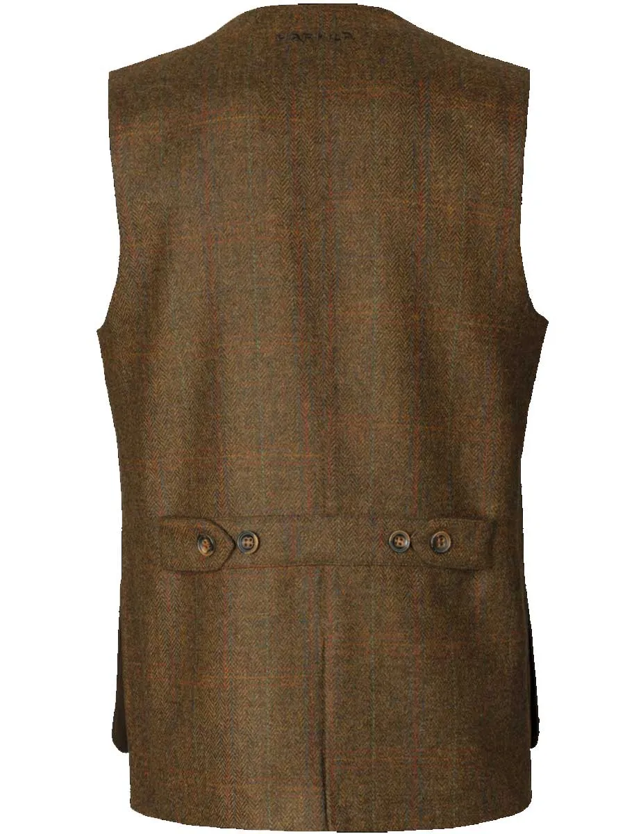 50% OFF HARKILA Kenmore Shooting Waistcoat - Mens - Terragon Brown - Size: 44"