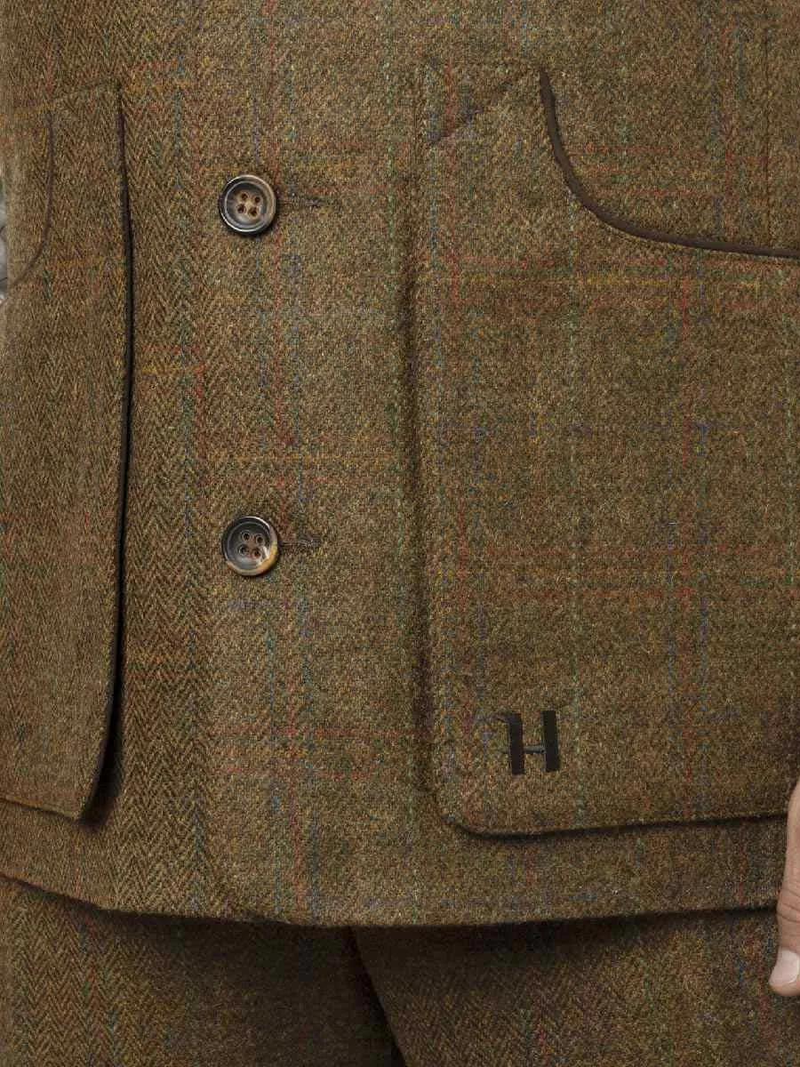 50% OFF HARKILA Kenmore Shooting Waistcoat - Mens - Terragon Brown - Size: 44"