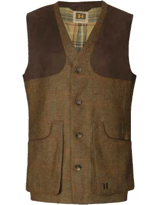 50% OFF HARKILA Kenmore Shooting Waistcoat - Mens - Terragon Brown - Size: 44"