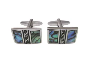 Abalone Shell Split Design Cufflinks