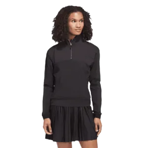 Adidas Ladies Ultimate365 Tour 1/4 Zip Golf Pullover - Black