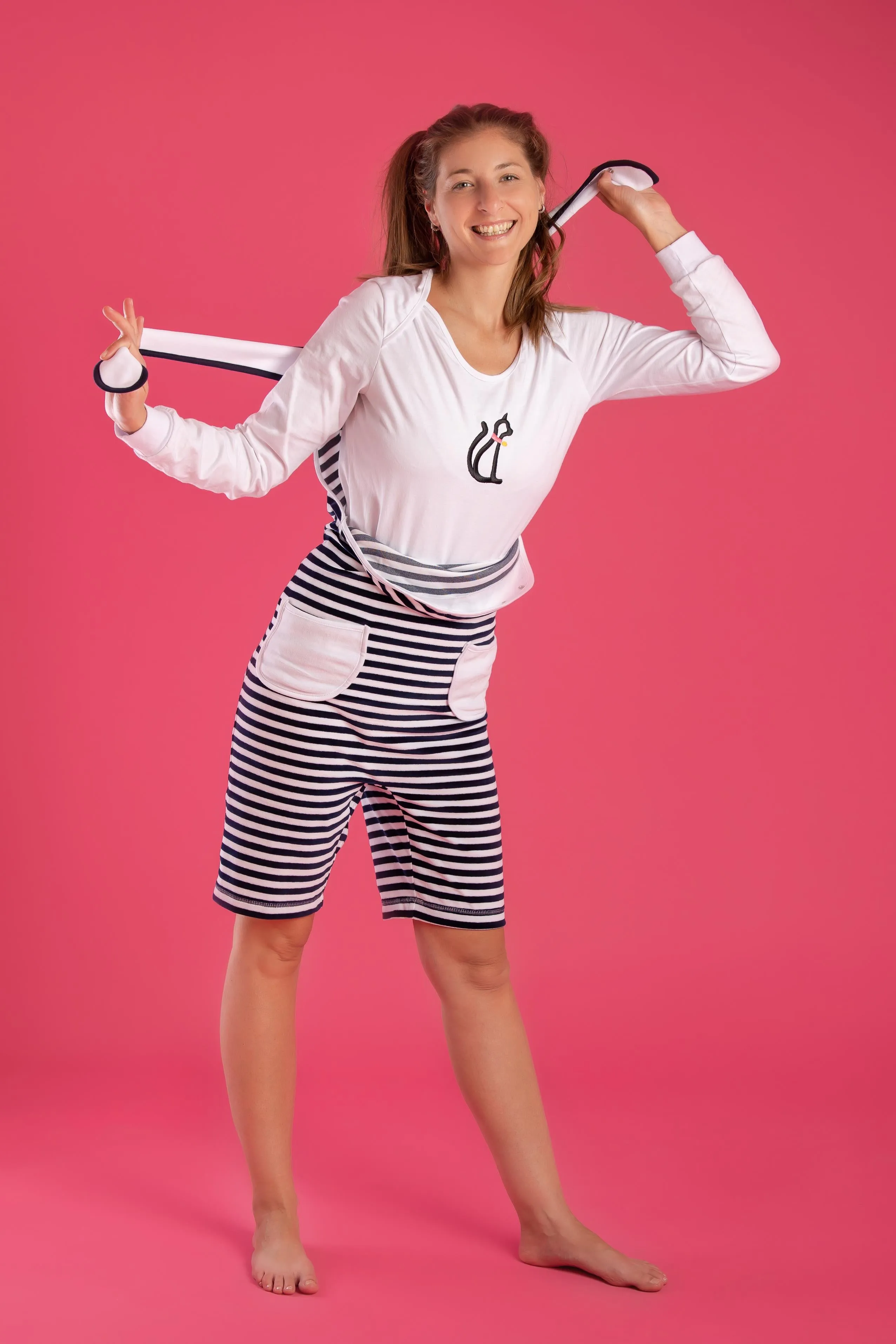 ADULT BABY PLAY TROUSERS VELOUR BABY MARINER size: XS/S