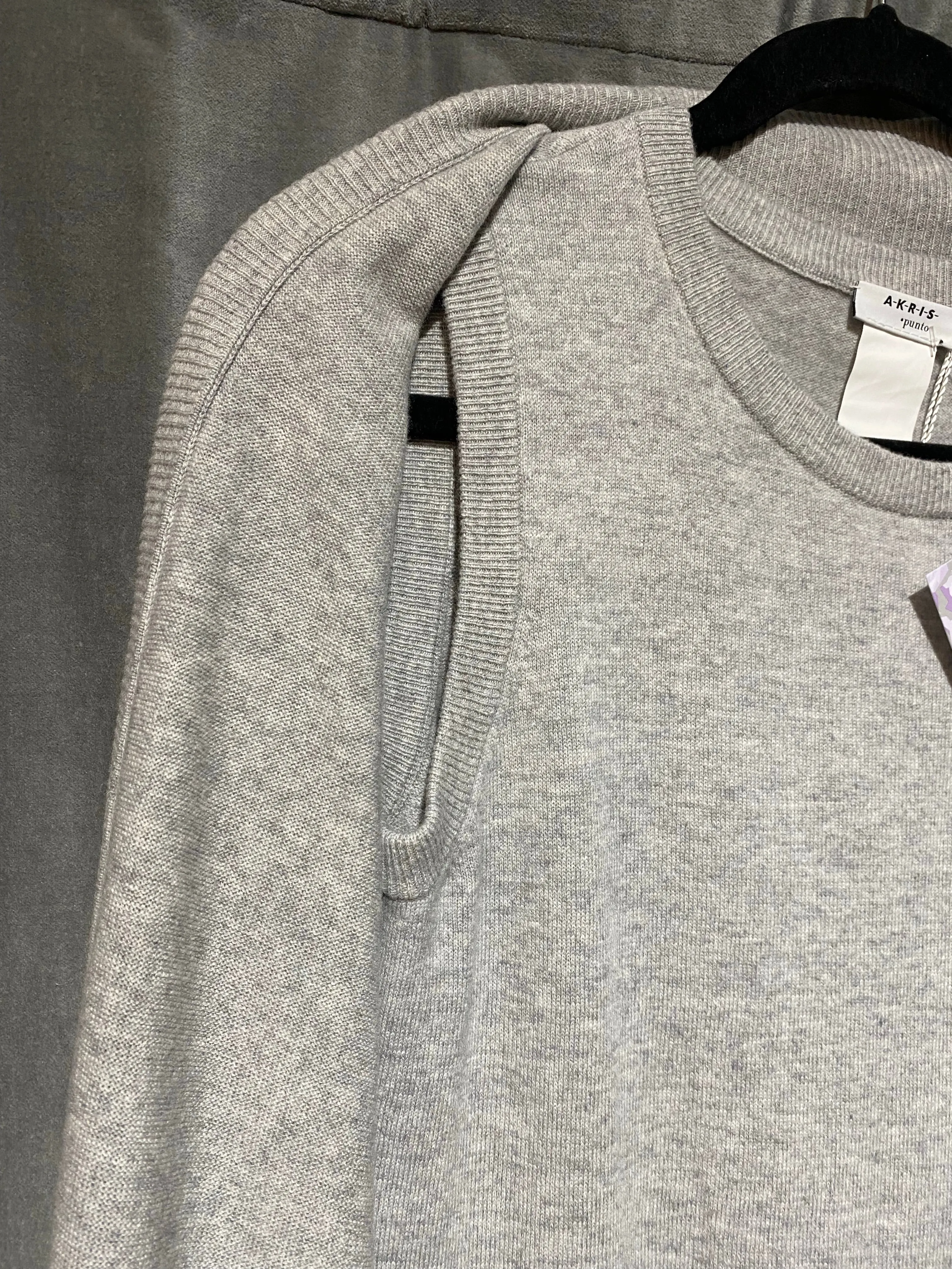 Akris Punto Cashmere Crewneck Shift Dress with Cashmere Jacket