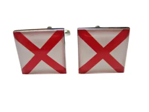 Alabama State Flag Cufflinks