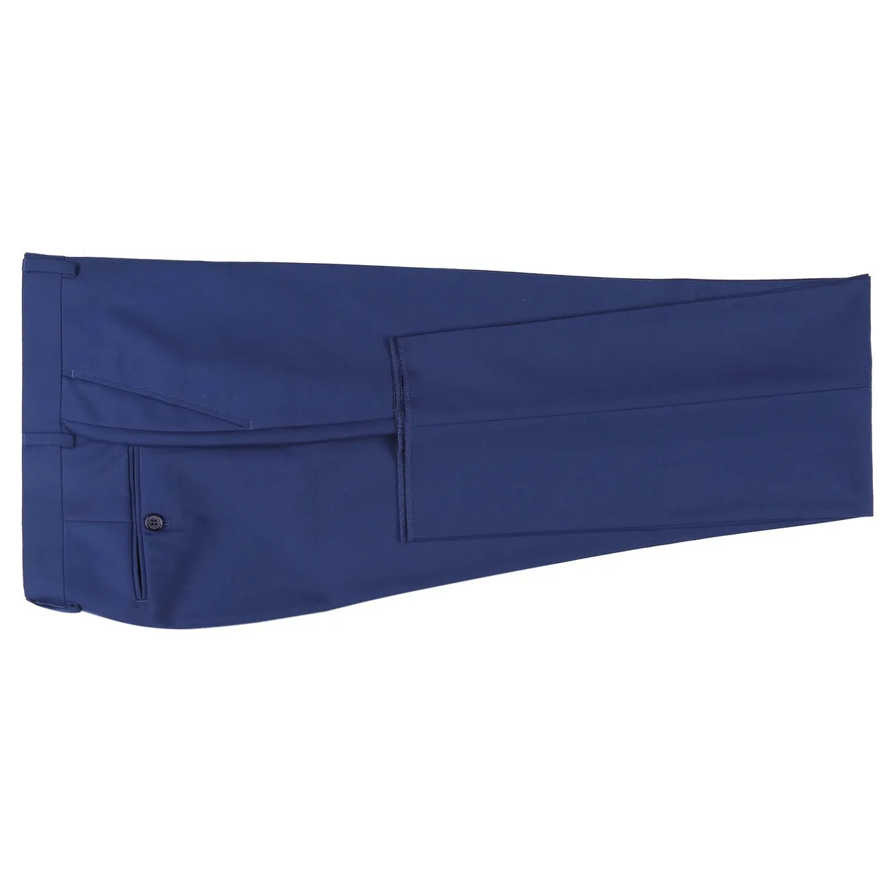 Alessandro Vitello by Renoir Blue Classic Fit Flat Front Suit Separate Pants 201-20