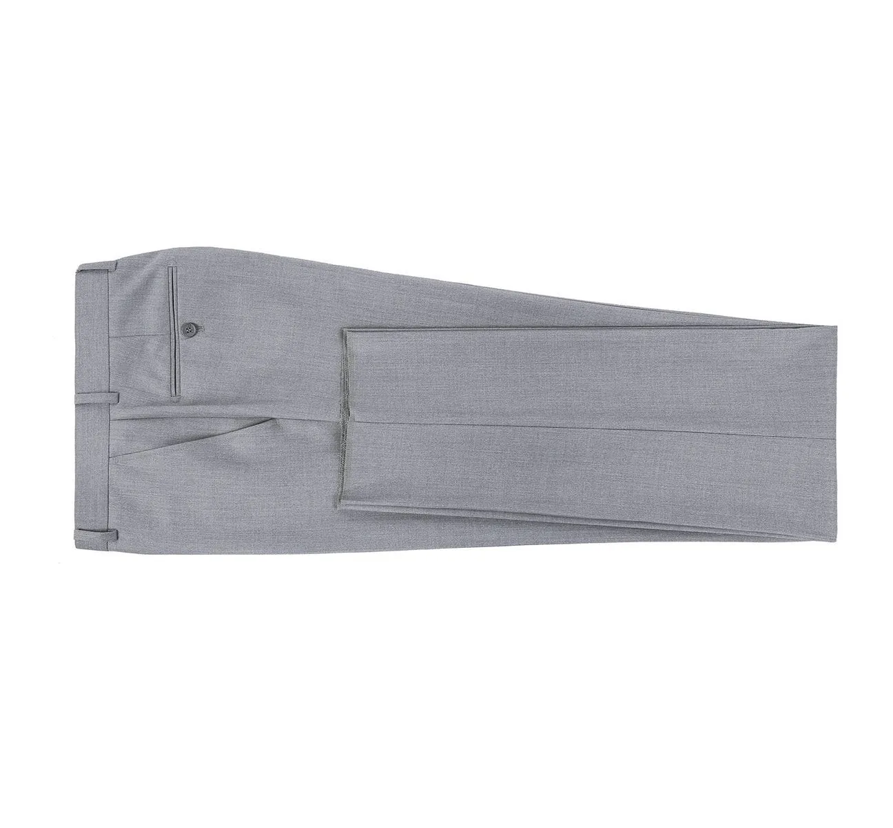 Alessandro Vitello by Renoir Grey Classic Fit Flat Front Suit Separate Pants 202-2