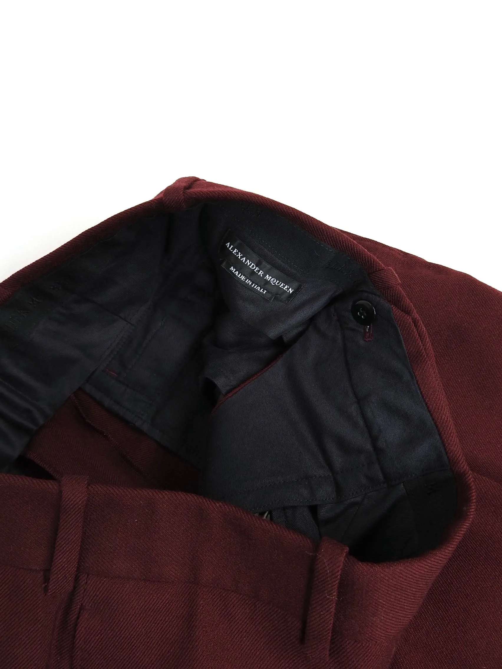 Alexander McQueen Wool Trousers Size 48