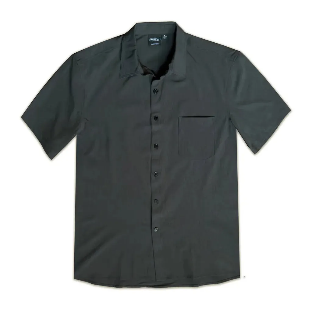 All American Clothing Co. - Men's Short Sleeve Dress Shirt with Pocket