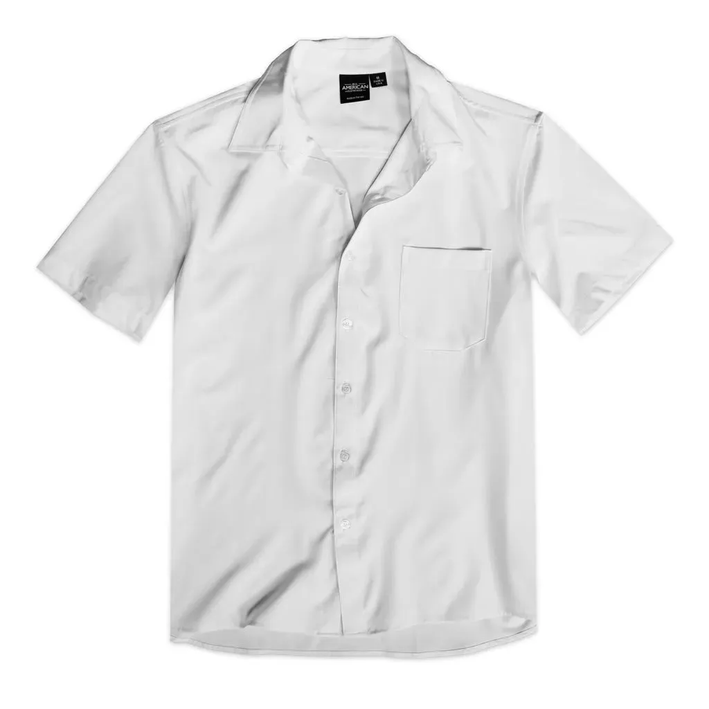 All American Clothing Co. - Men's Short Sleeve Dress Shirt with Pocket