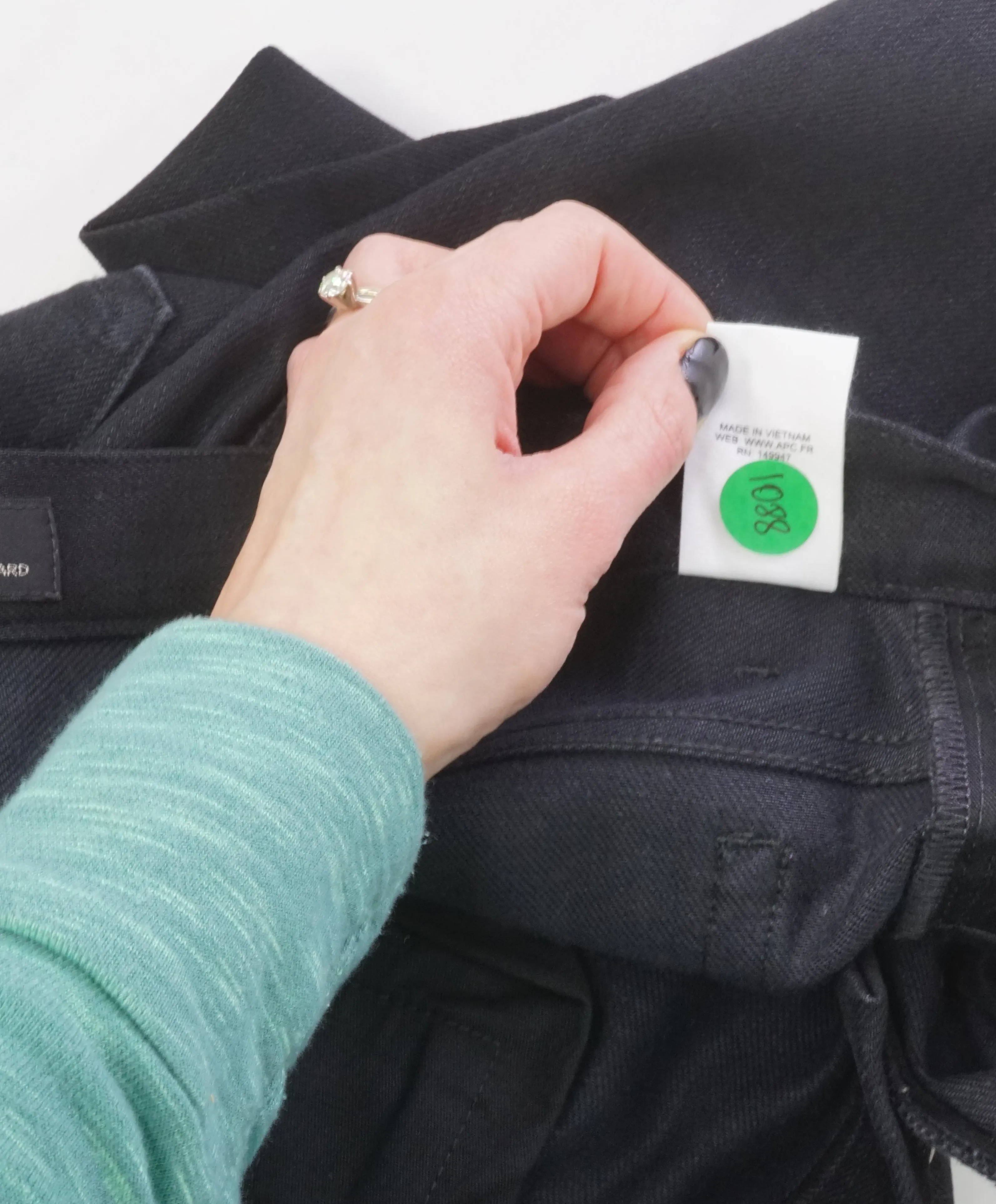 A.P.C. - PETIT NEW STANDARD Black Jeans *Missing Button* - 29W