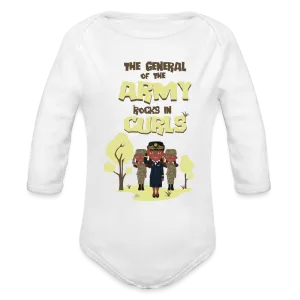 Army Organic Long Sleeve Baby Bodysuit