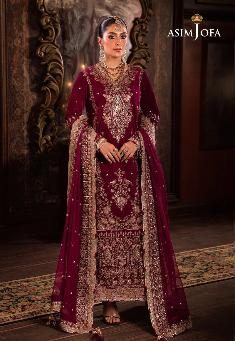 ASIM JOFA | MAKHMAL - WEDDING VELVET | AJMM-03