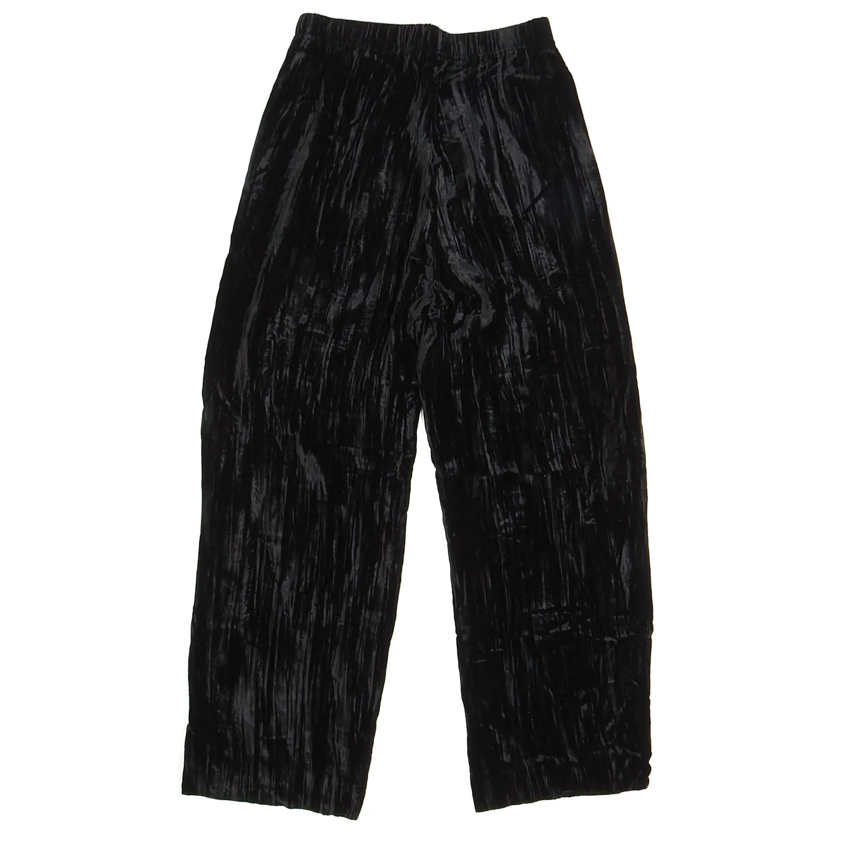 Balenciaga 2019 Black Velvet Pyjama Trousers Size 50
