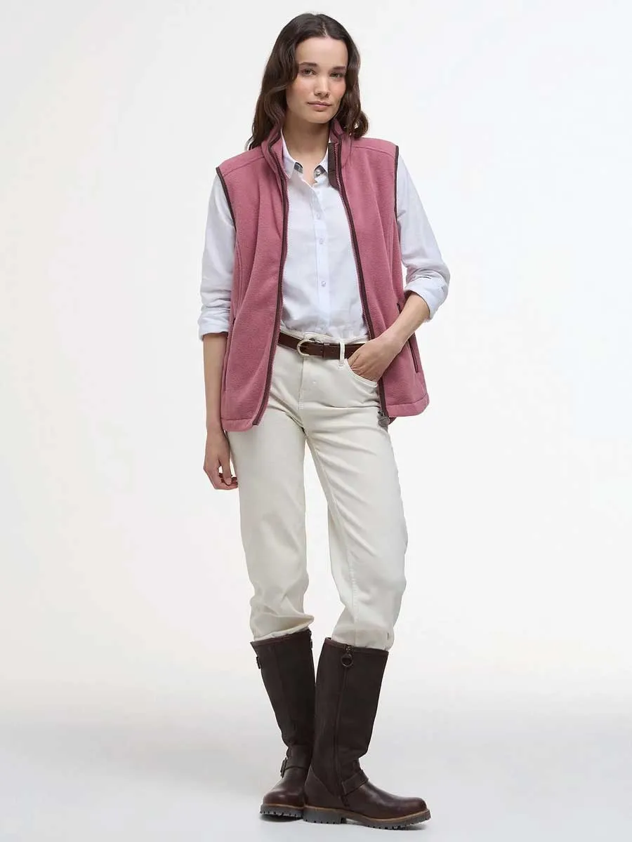 BARBOUR Country Colton Fleece Gilet - Women's - Deep Pruce