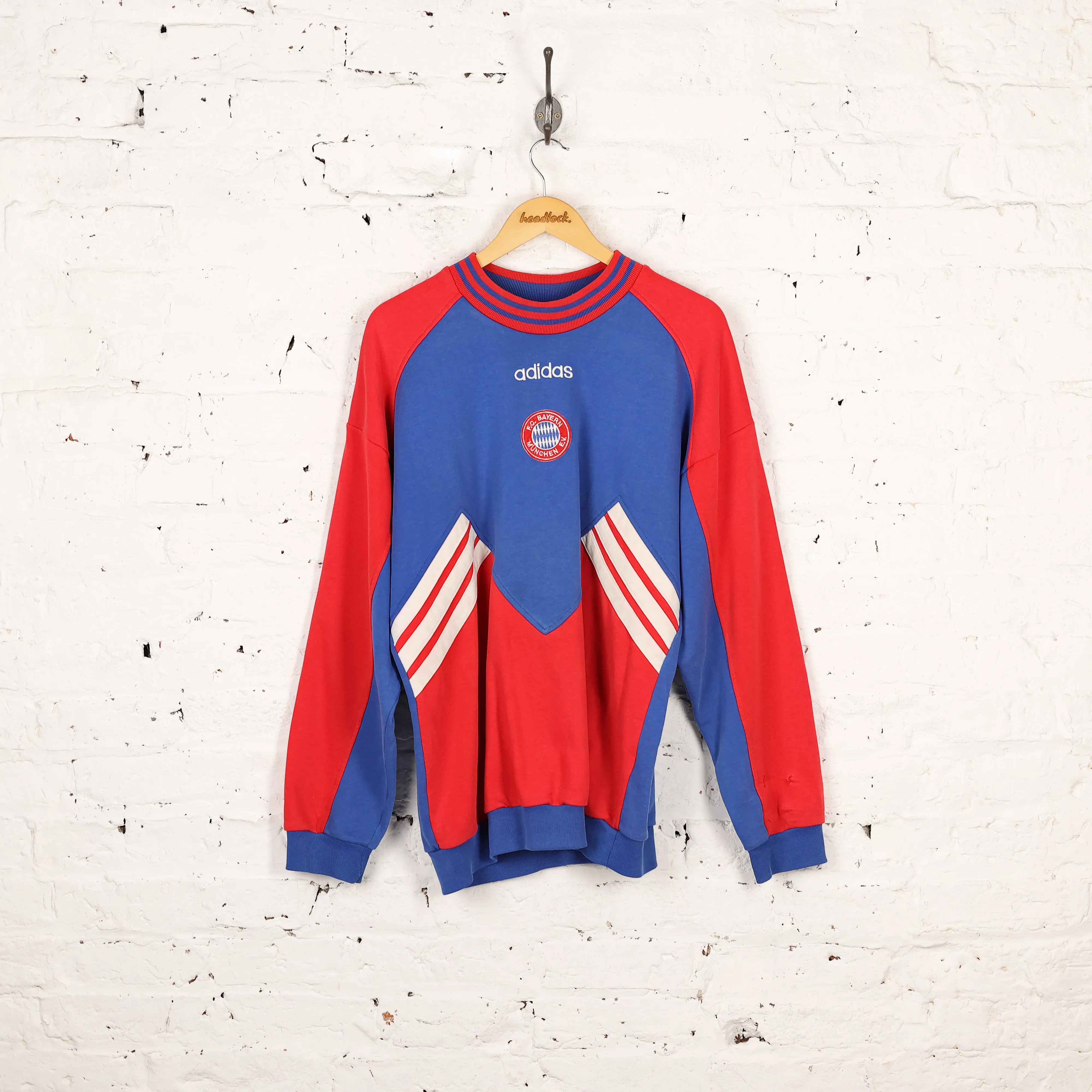 Bayern Munich Adidas 90s Sweatshirt - Blue - L