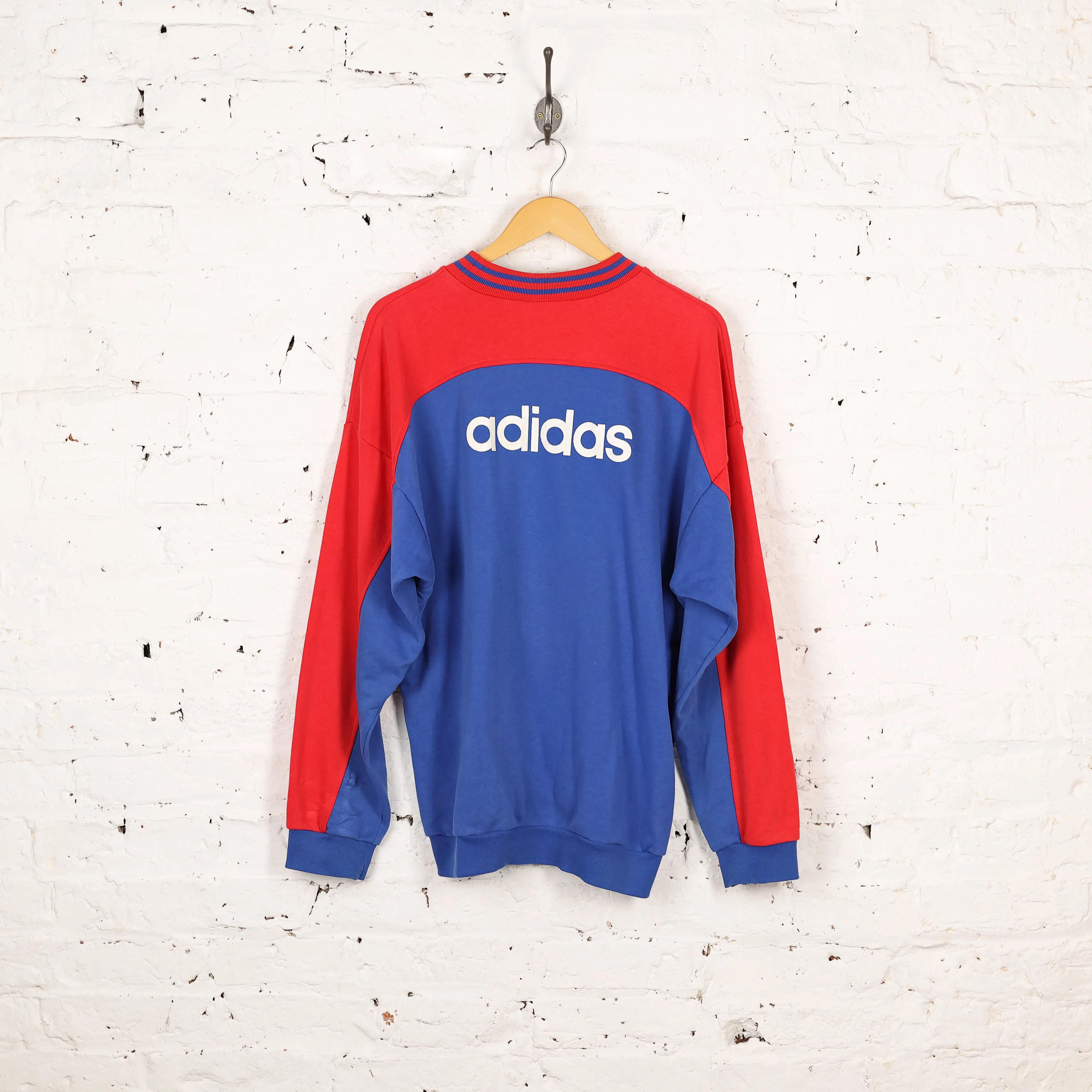 Bayern Munich Adidas 90s Sweatshirt - Blue - L