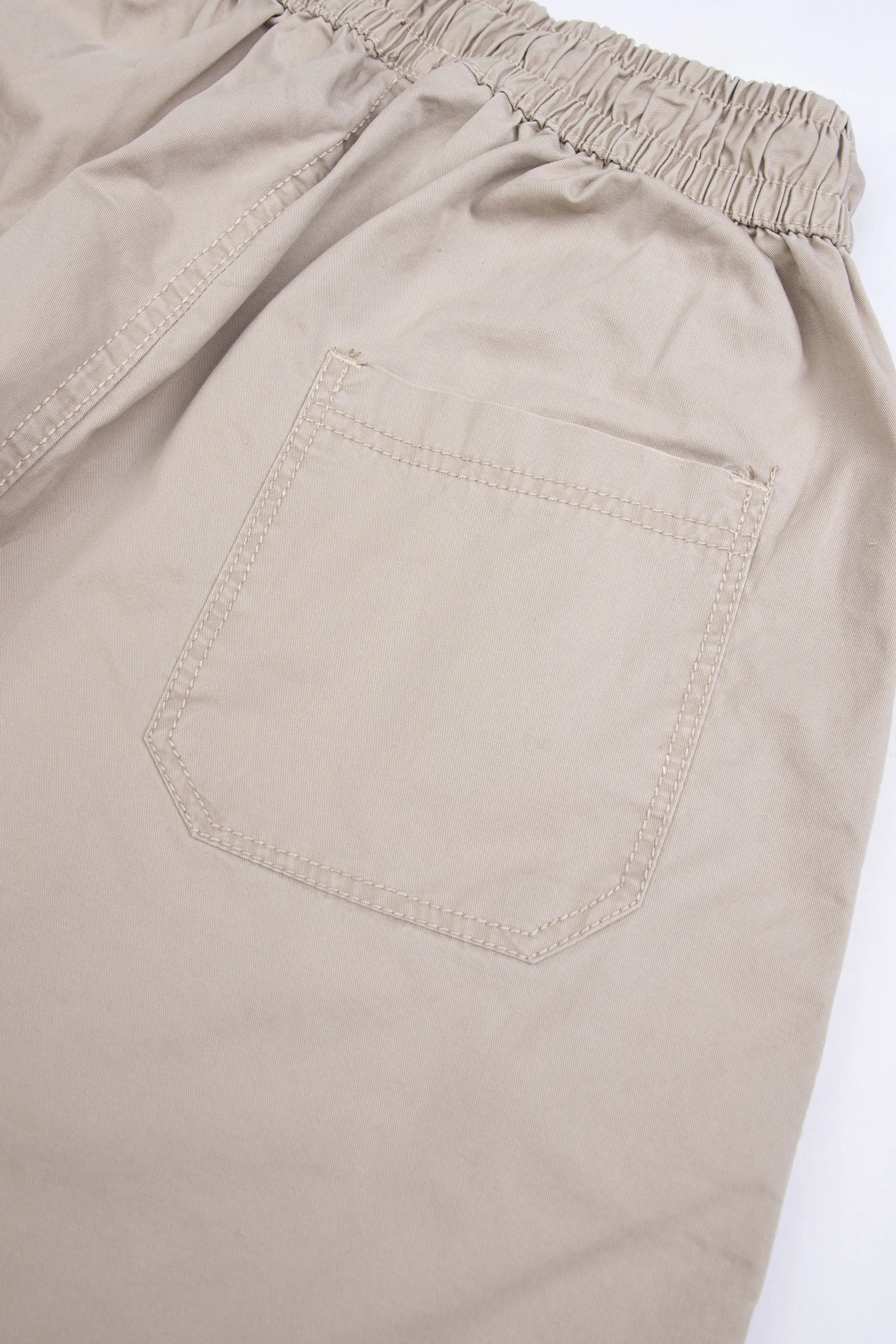 Beige Cotton Trouser