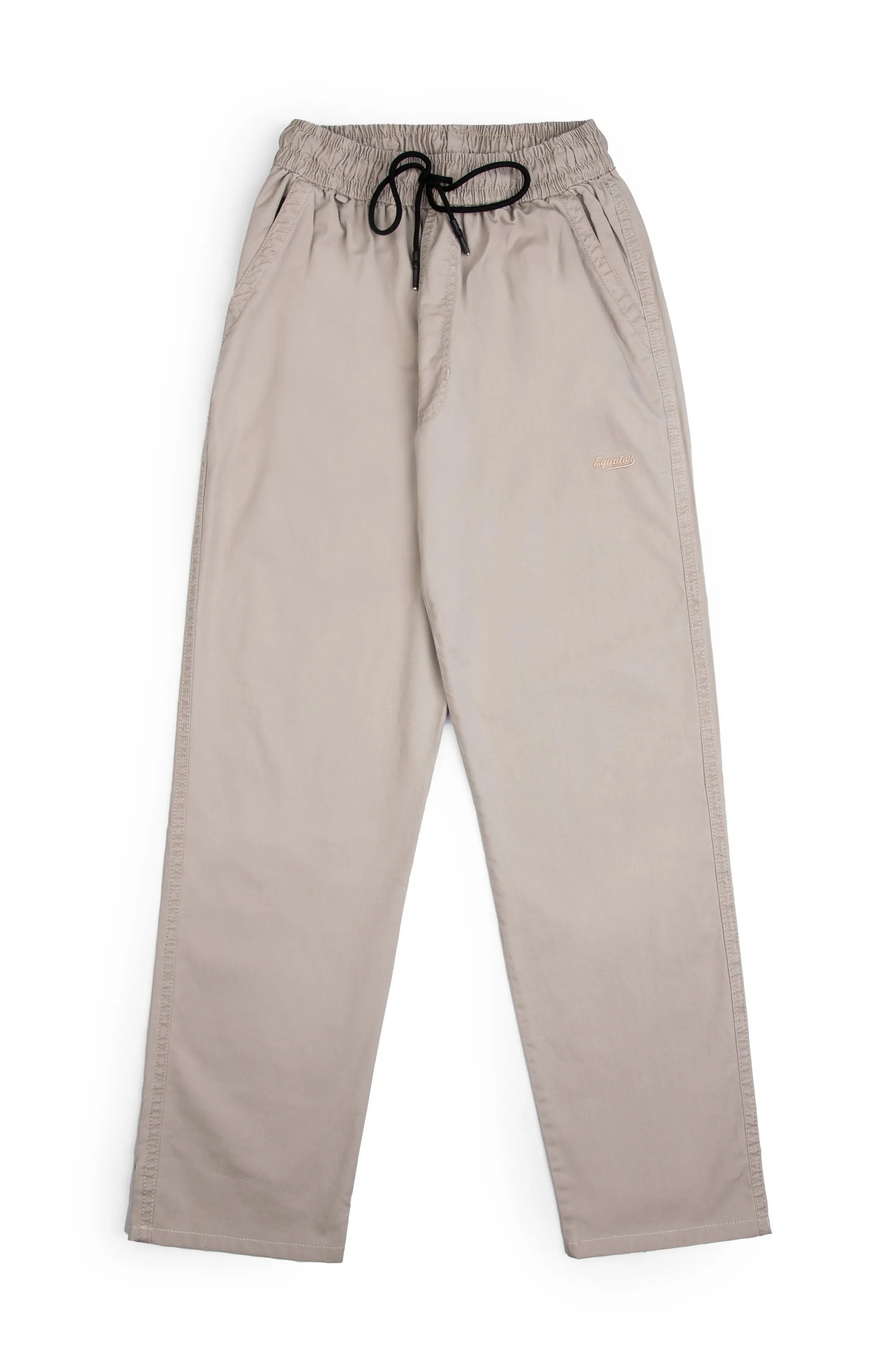 Beige Cotton Trouser