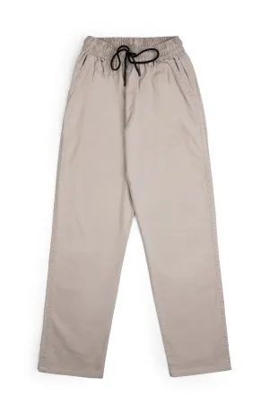 Beige Cotton Trouser