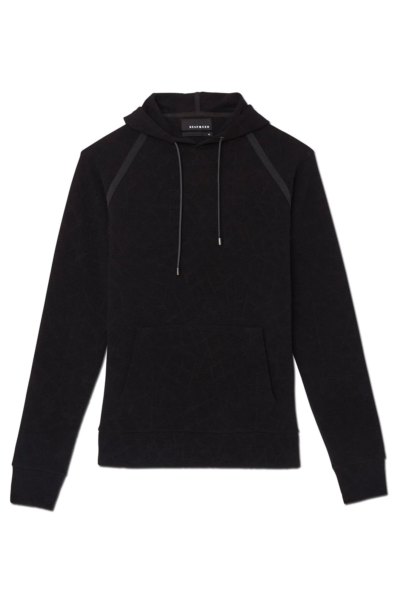 BESPOKEN Men's Black Bleeker Hoodie KN011 $185 NWT