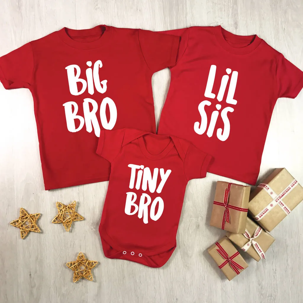 Big Bro & Lil Sis Christmas Sibling Set
