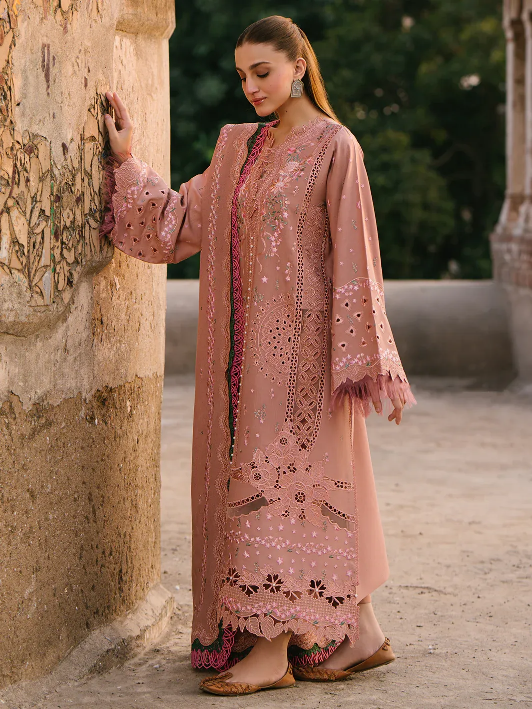 Bin Ilyas Gulabi Baagh Summer Lawn Embroidered Collection 152 A