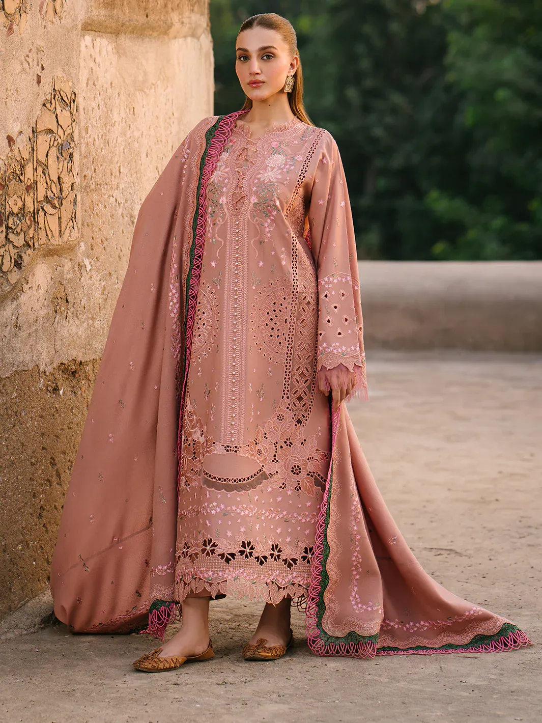 Bin Ilyas Gulabi Baagh Summer Lawn Embroidered Collection 152 A