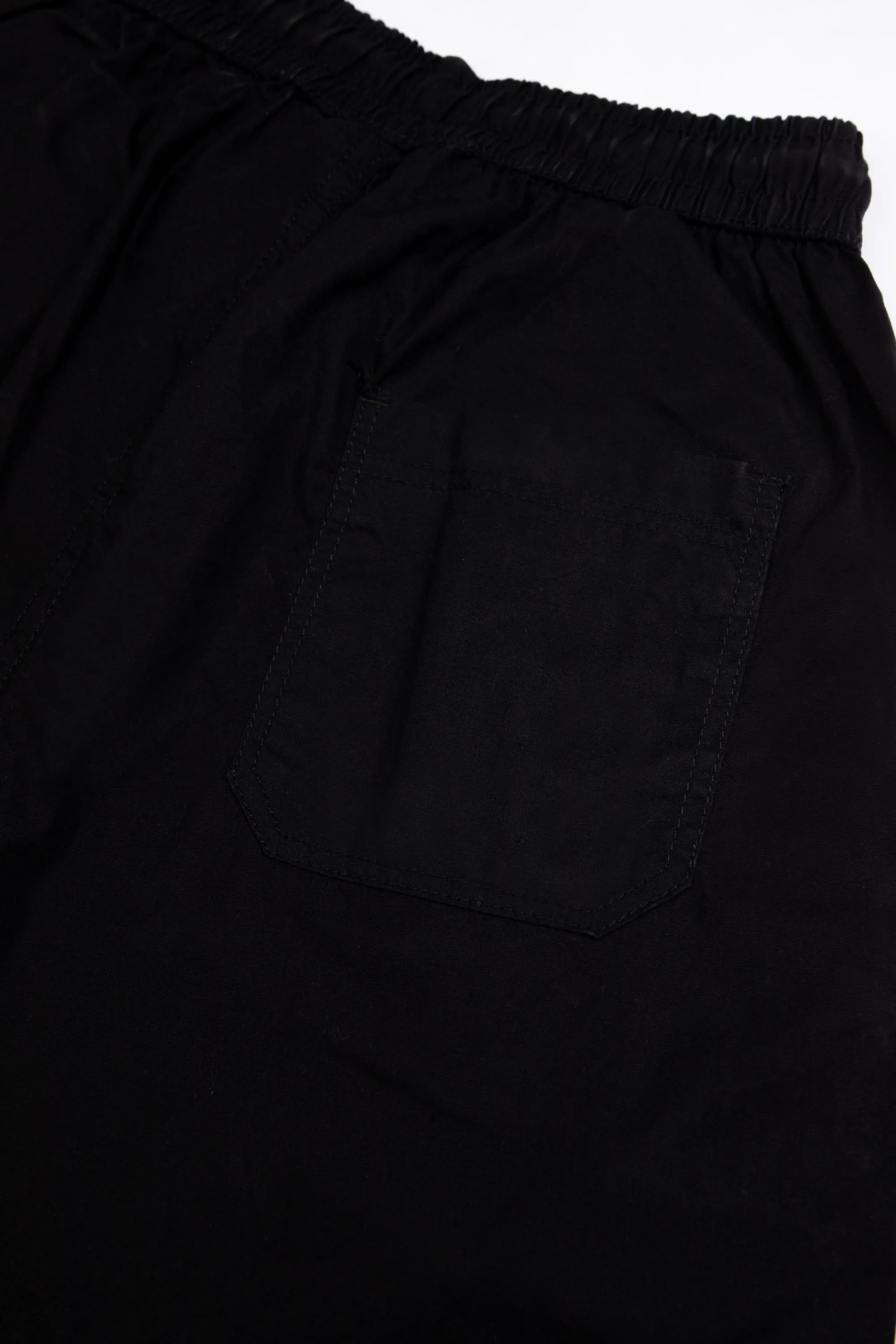 Black Cotton Trouser