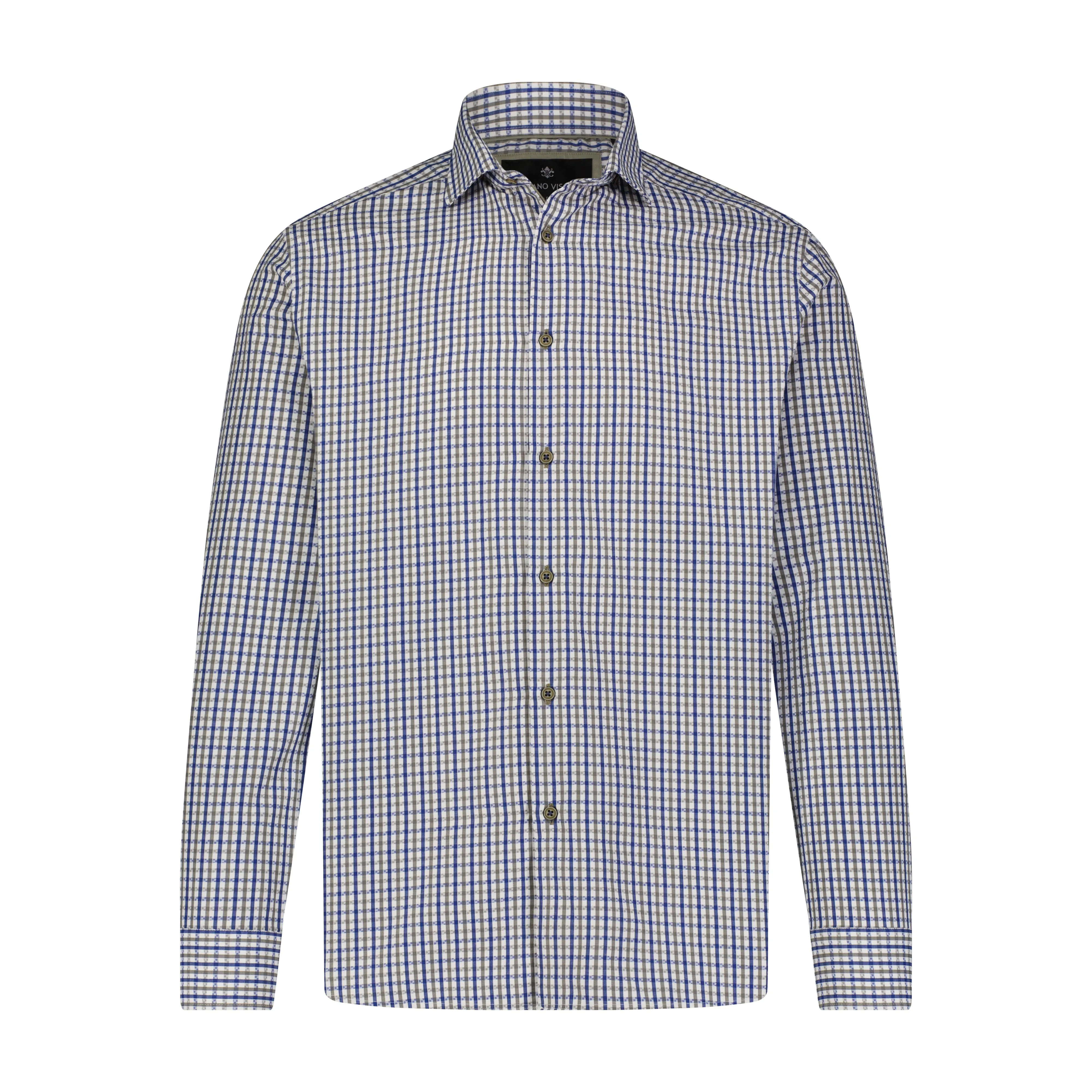 Blue Check Long Sleeve Shirt