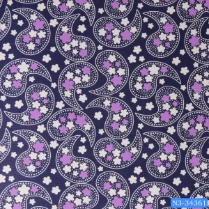 Blue White Paisley Print Shirt