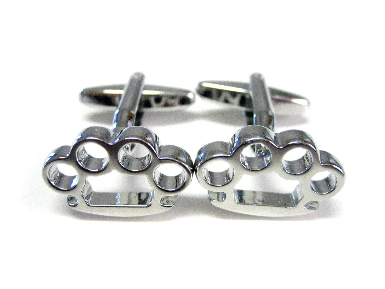 Brass Knuckle Cufflinks