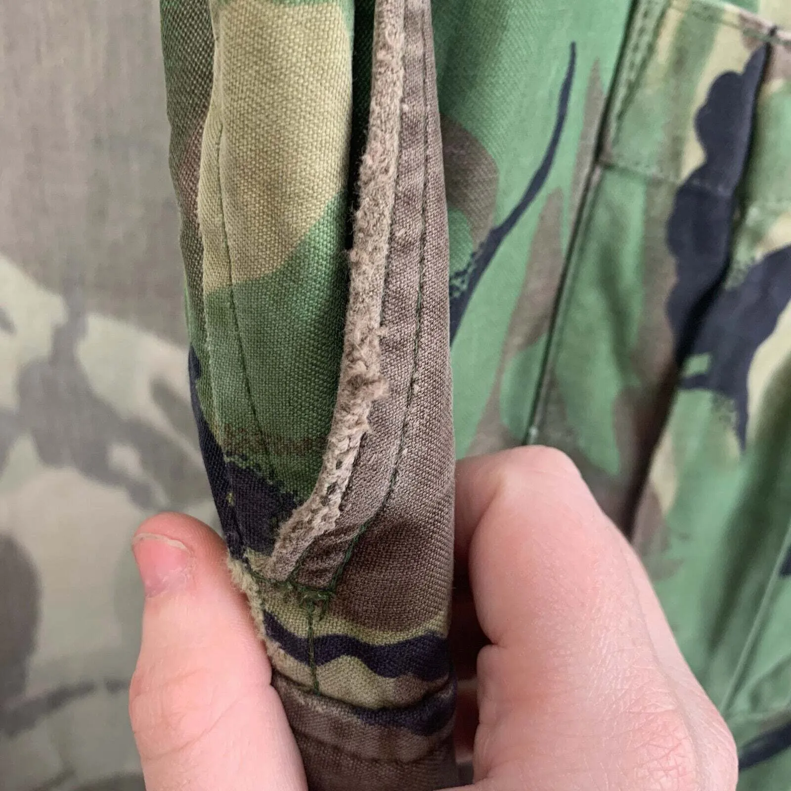 British Army DPM 1968 Pattern Camouflaged Combat Trousers - Size 30" Waist