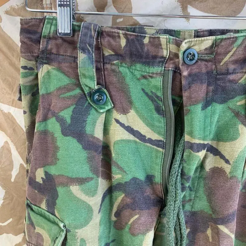 British Army DPM Camouflaged Temperate Trousers - 75/80/96 - Vintage Clothing
