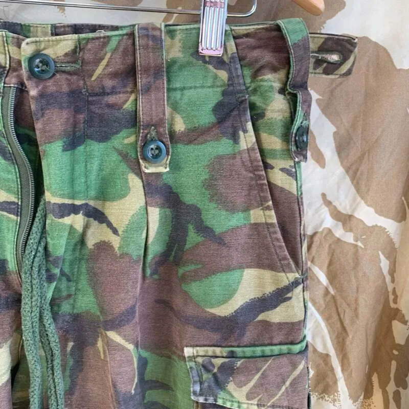 British Army DPM Camouflaged Temperate Trousers - 75/80/96 - Vintage Clothing