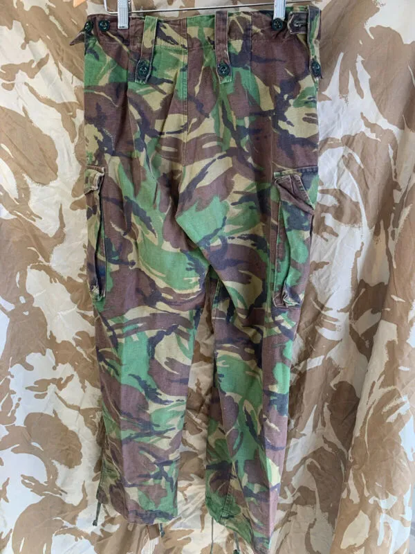 British Army DPM Camouflaged Temperate Trousers - 75/80/96 - Vintage Clothing