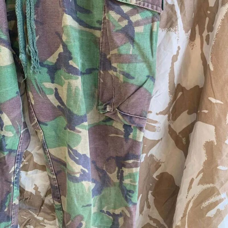 British Army DPM Camouflaged Temperate Trousers - 75/80/96 - Vintage Clothing