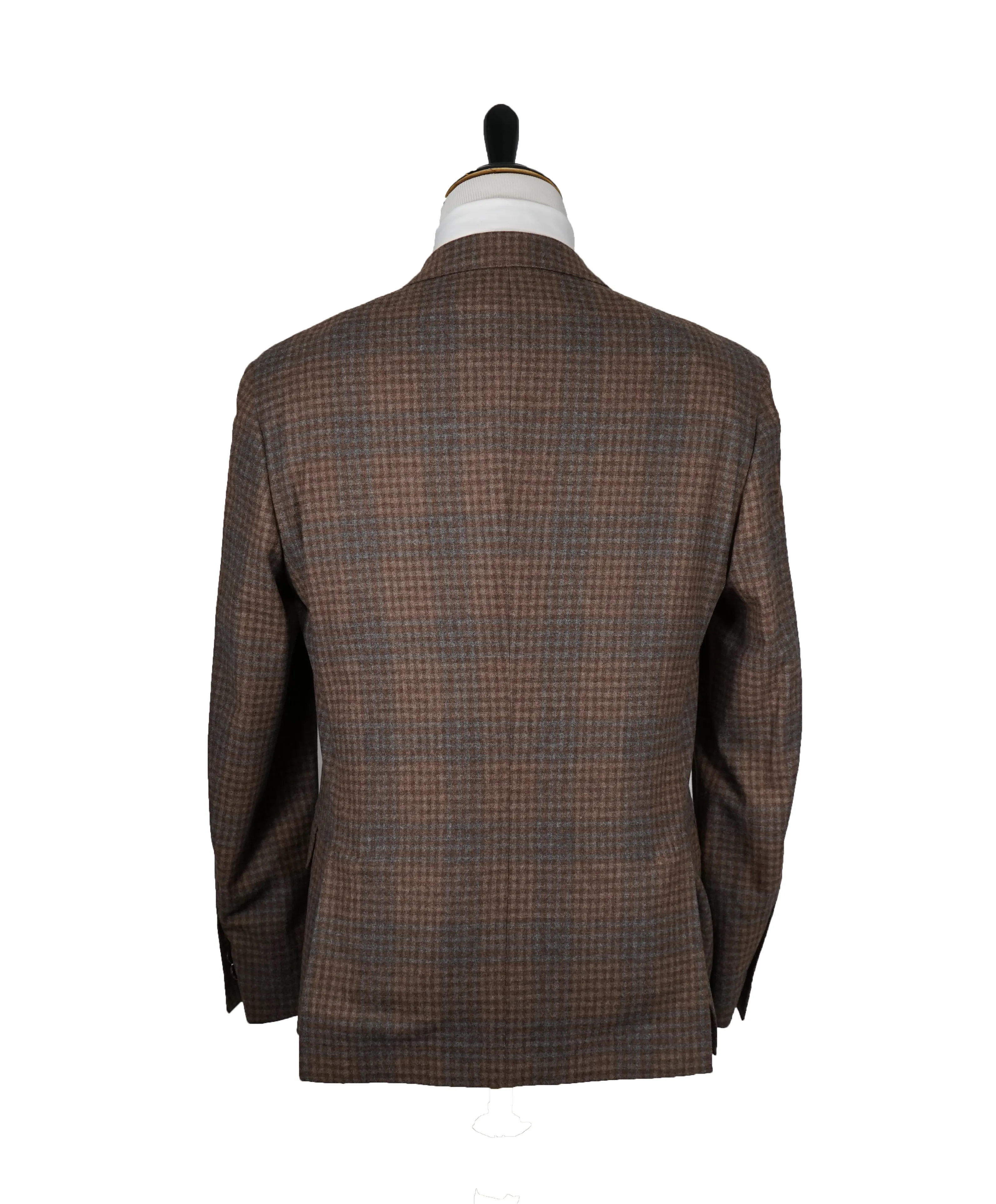 BRUNELLO CUCINELLI - Cashmere/Silk Heavy Multi Check - 40R