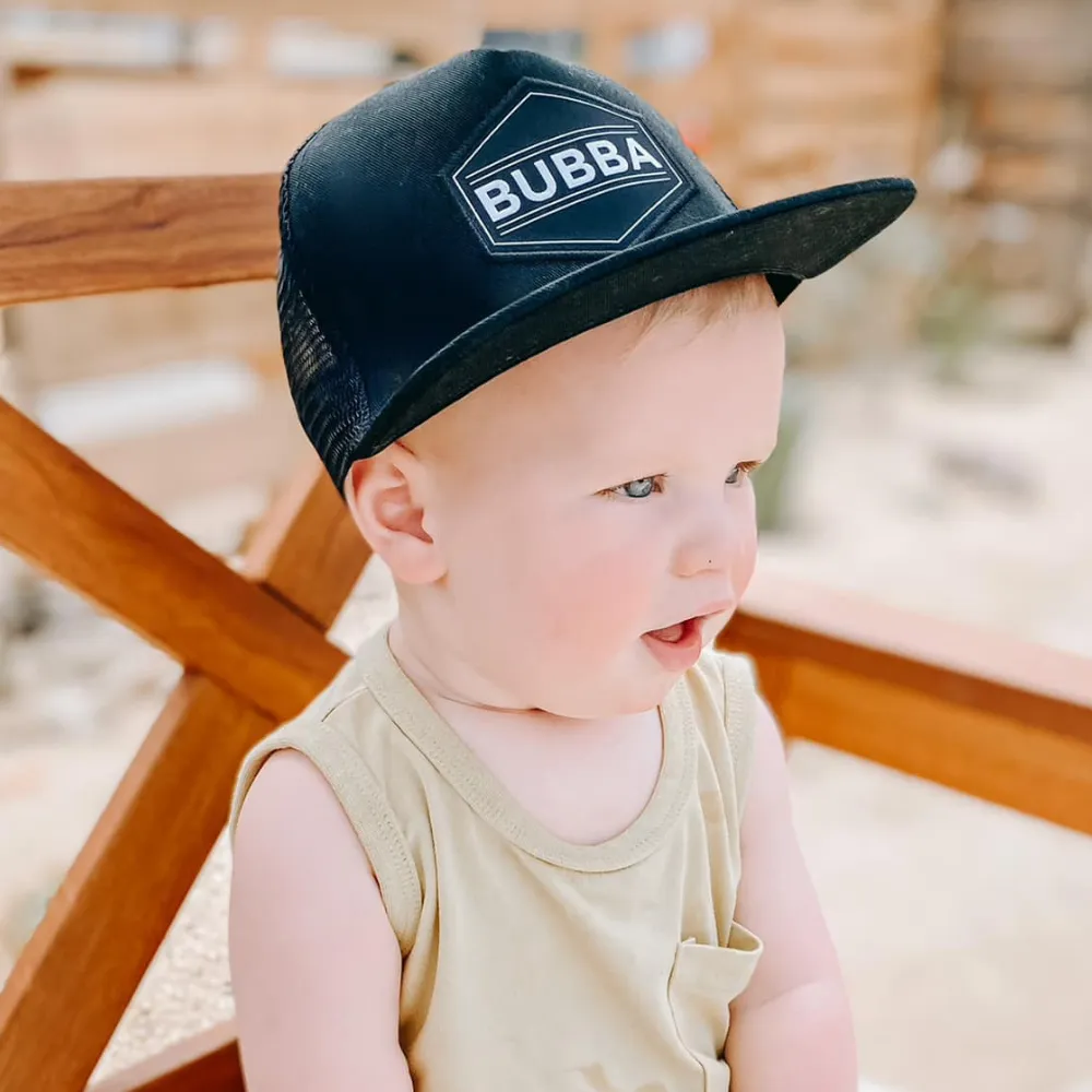 Bubba Black Trucker Hat