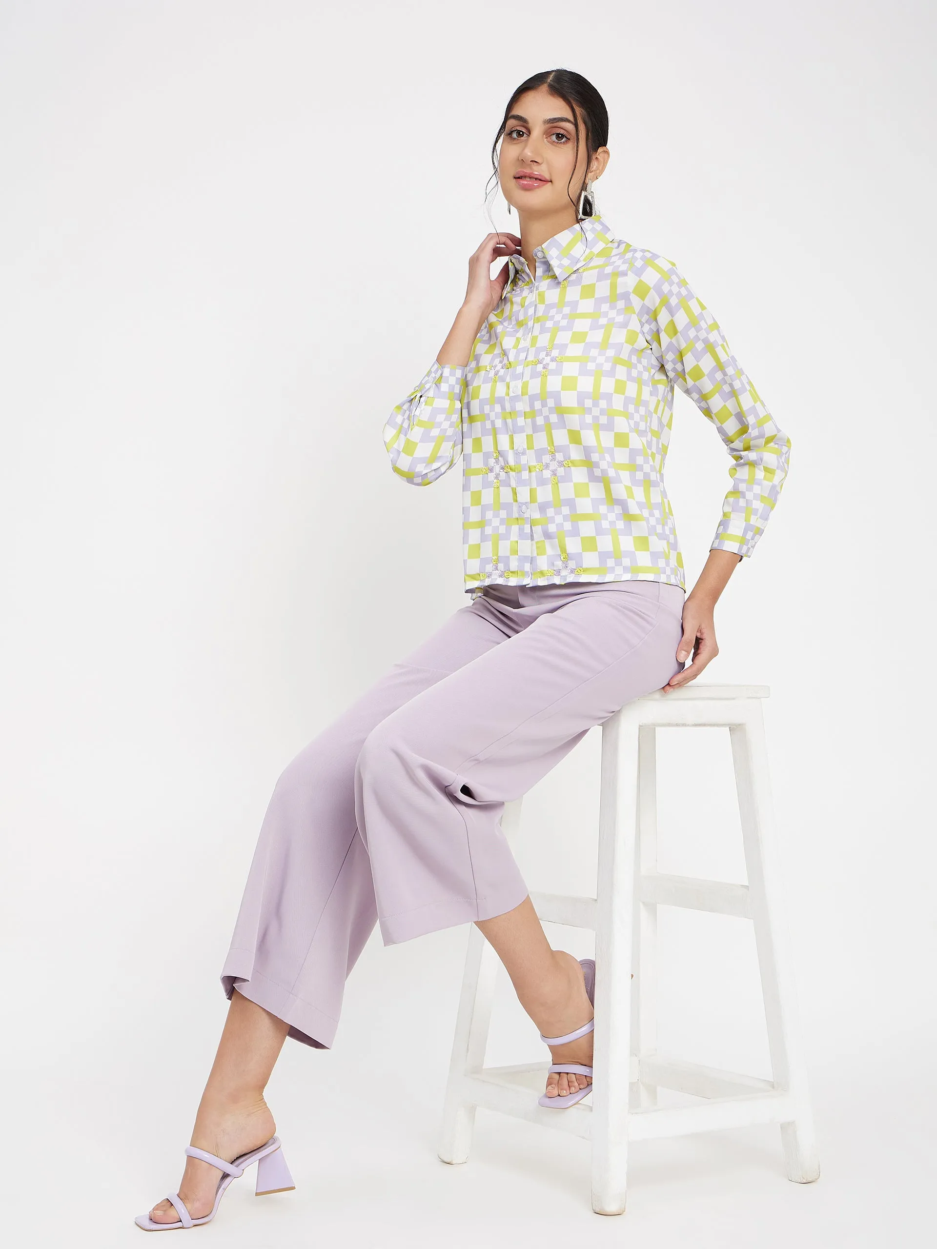 Camla Barcelona Lilac Trouser