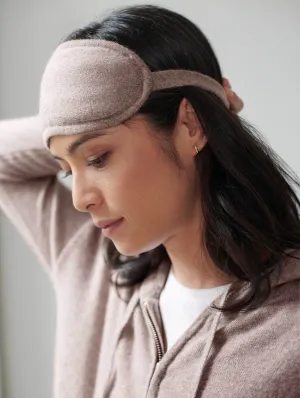 Cashmere Eye Mask in Oak