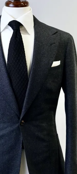 Charcoal Grey Flannel Suit
