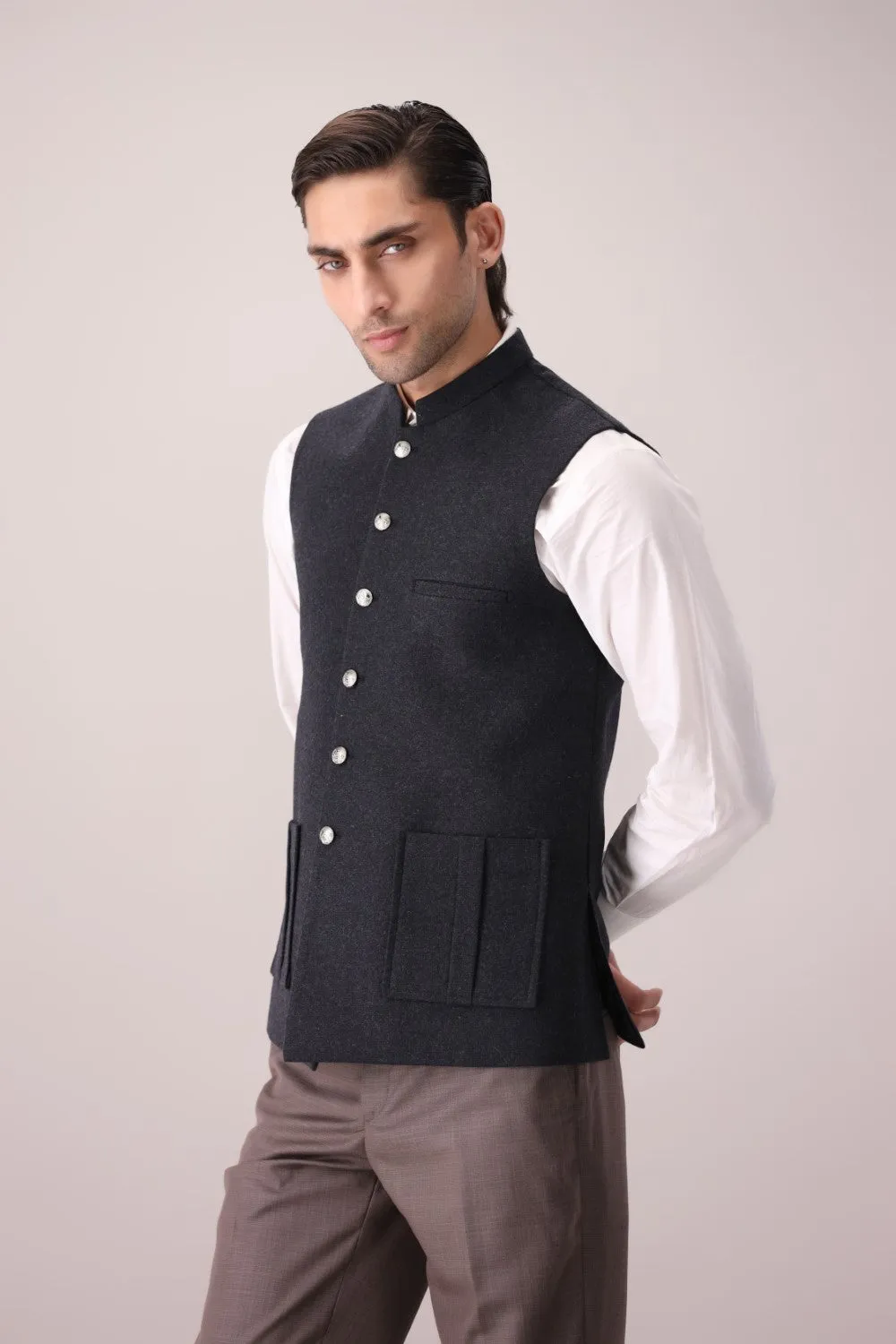 Charcoal Waist Coat